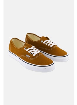 اشتري Men Authentic Lace Up Shoes, Golden Brown/White في الامارات