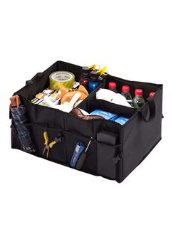 Buy Car Trunk Organizer Collapsible Trunk Storage Organizer for Car Black in Saudi Arabia