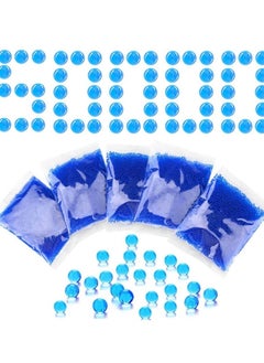 Buy Water Balls Beads Ammo Bullets Made for Eco-Friendly Non-Toxic Based for Splatter Gall Gun Vases and Plants Decor of Eco-Friendly Gel Blue 5 pack-7-8mm in UAE