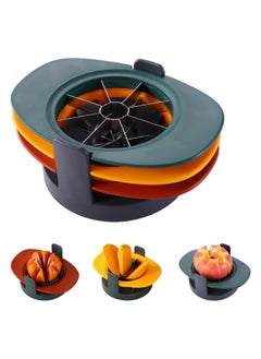 Buy XICEN Fruit Cutter Slicer, 4 in 1 Mango Corer Slicer Apple Corer Cutter Remover Tomato Wedges Fruit & Vegetable Cutter Easy Kitchen Tool in Saudi Arabia