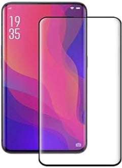 اشتري OPPO Find X 6.42inch Inch 3D Curved Full Coverage Tempered Glass Screen Protector For Find X - Black في مصر