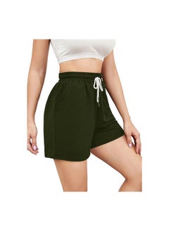 Buy Plain Basic High-Rise Shorts in Egypt