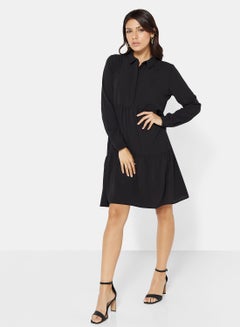 Buy Tiered Long Sleeve Dress in Egypt