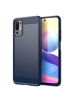 Buy Phone Case for Xiaomi Redmi Note 10 5G Protector Cover and Cell Accessories TPU Silicone Protective Redmi Note 10 5G Carbon Fiber Blue in Saudi Arabia