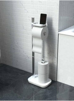 Buy Primanova plastic and aluminum toilet paper holder with mobile holder in Egypt