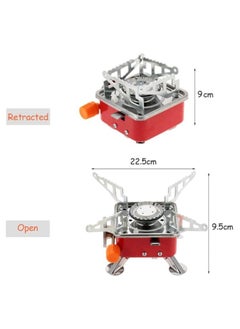 Buy Sulfar Portable Camping Gas Stove - Lightweight Backpack Butane Burner - 2800W High Power with Convenient Piezo Ignition, Foldable - for Hiking in Egypt