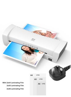 Buy OSMILE SL200 A4 A5 A6 Laminator Machine Hot and Cold Laminating Machine Two Rollers A4 Size for Document Photo Picture Credit Card Home School Office Electronics Supplies in UAE