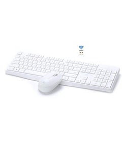 اشتري Keyboard And Mouse Combo For 2.4 GHz Wireless Connections, Professional Optical Sensors, Optimised Keystrokes في السعودية