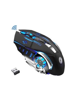 Buy Rechargeable, multi-color, silent, fast response, wireless gaming mouse in Saudi Arabia