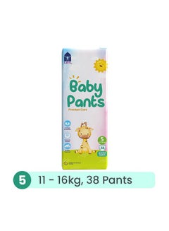 Buy Baby Diaper Pants Size 5, Extra Large, 11-16Kg,  38 Counts in UAE