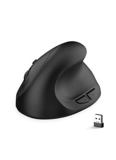 Buy 2.4G Wireless Vertical Mouse Ergonomic Mice 3-gear Adjustable DPI Compatible with PC HP Lenovo MacBook ASUS Dell in UAE