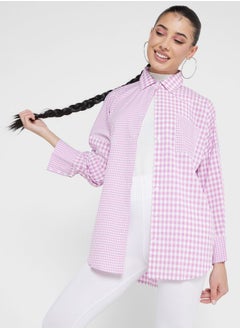 Buy Urban Minx Button Down Checked Shirt in Saudi Arabia