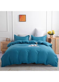 Buy 4-Piece Bedding Set Including 1 Quilt Cover 1 Sheet 2 Pillowcases 2m Bed (200*230cm) in UAE