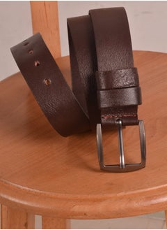 Buy Textured 4CM Super Belt 125CM - Brown in Egypt