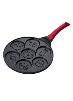 اشتري Pancake Pan with 7 Animal Face Designs - Round Ceramic Pancake Pan with Nonstick Surface and Comfortable Handle Hope to make cute food for kids. في الامارات