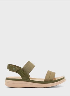 Buy Double Strap Wedge Sandals in UAE