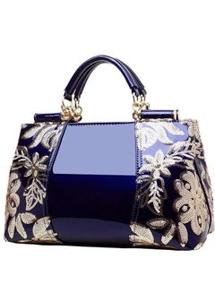 Buy Women's Carved Handbags PU Leather Top Handle Shoulder Bag Crossbody Shoulder Bag Elegant Design Luxury Tote Bag in Saudi Arabia