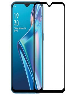 Buy Tempered Glass Screen Protector For Oppo A12S Clear in UAE