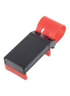 Buy Steering wheel Clip Mount Holder Black/Red in UAE