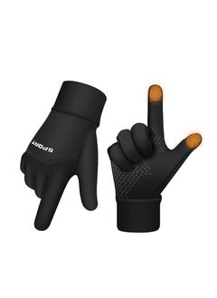 اشتري Winter Gloves, for Women Men Cold Weather, 14°F Winter Cycling Gloves for Men Women, with Touchscreen Fingers, Waterproof Thermal Gloves, for Running, Cycling, Climbing, Hiking, Biking, Driving,(M) في الامارات