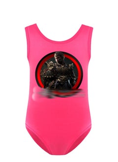 Buy Black Myth Goku Girls' One Piece Swimsuit And Cap Set in UAE