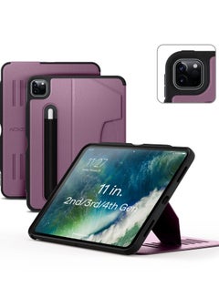 Buy ZUGU CASE iPad Pro 11 Case, Ultra Slim Protective Case/Cover Designed for iPad Pro 11-inch (4th Gen, 2022) / (3rd Gen,2021) / (2nd Gen,2020) with Convenient Magnetic Stand - Berry in UAE