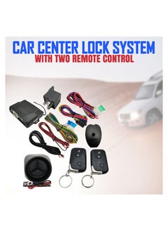 Buy Car Center Lock System Car Alarm System 3 Buttons Remote Lock For Universal Car 12V in Saudi Arabia