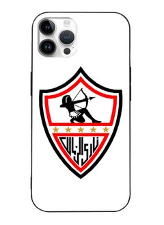 اشتري TPU Protection and Hybrid Rigid Clear Back Cover Case Zamalek for Apple iPhone 14 Pro في السعودية