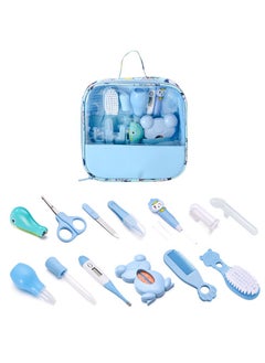 Buy 13-Piece Baby Healthcare And Grooming Kit-Blue，Baby Healthcare and Grooming Kit, Electric Safety Nail Trimmer Baby Nursery Kit in Saudi Arabia