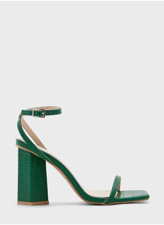 Buy Croc Effect Ankle Strap Sandal in Saudi Arabia