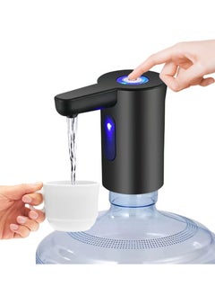 اشتري Electric Water Dispenser Pump, USB Charging Drinking Water Pump Portable Automatic Water Bottle Pump for Universal 2-5 Gallon Bottle, for Home, Kitchen, Office, School, Outdoor Camping في الامارات