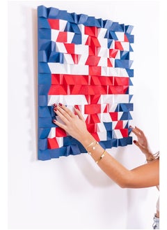 اشتري Wood British Flag Wall Art في مصر