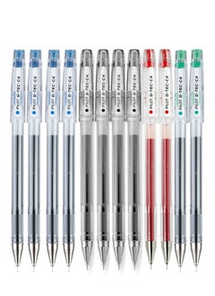 اشتري 12-Piece G-Tec Ultra Fine Roller Pen 0.4mm Tip Multicolour في الامارات