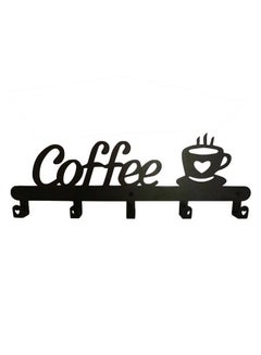 Buy Coffee Mug Holder Wall Mounted Coffee Bar Decor Sign Holds 5 Cups in Saudi Arabia