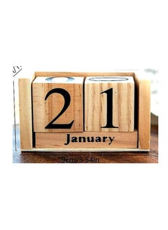 Buy Calendar Wooden Desktop in Saudi Arabia