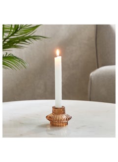 Buy Blenko Glass Dual Tealight Holder 6.8 x 5.7 x 6.8 cm in UAE