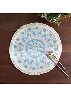 Buy Garga Printed Polyester and Cotton Placemat 38 x 38 cm in UAE