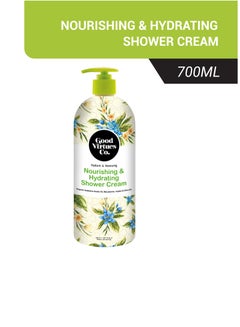 Buy Nourishing and Hydrating Shower Cream Body Wash Organic Black Seed Oil 700ML in UAE