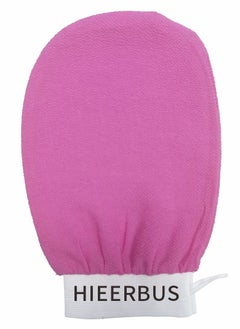 Buy Deep Exfoliating Glove, Korean Loofah for Shower Cleaning and Exfoliating The Skin ,Body Scrubber Loofah Sponge for Dead Skin Remover Making Moroccan Bath at Home Pink in UAE