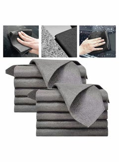 Buy 10Pcs Magic Cleaning Cloth Thickened Microfibre Cleaning Cloths Streak Free All Purpose Microfiber Towels Reusable Microfiber Cleaning Rag for Kitchen Bathroom Car Glass in Saudi Arabia