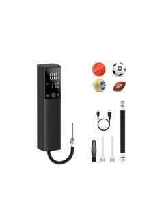 Buy Electric Ball Pump, for Sports Balls Basketball Air Pump with Lcd Display, Rechargeable Football, Basketball, Volleyball, Rugby, Soccer, Beach Ball, Swimming Ring, Easy to Carry Out in UAE
