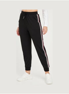 اشتري Side Striped Joggers with Drawstring Waistband في السعودية