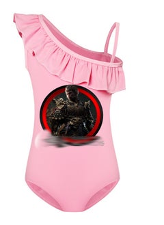 Buy Black Myth Goku Girls' One Piece Swimsuit And Cap Set in UAE