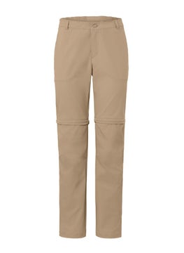 Buy Women Regular Fit 2 in 1 Performance Trousers, Brown in UAE