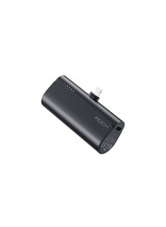 Buy Rock iphone Mini Portable power bank Charger type C 4800mAh with Built in Cable Compatible with iphone, ios phone in UAE