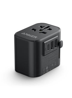 Buy PowerExtend Travel Adapter USBC 30W  USB A x 2 Black in Saudi Arabia