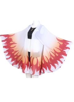 Buy 3 Pcs Anime Demon Slayer Rengoku Kyoujurou Swimsuit Cover-up Sun Protection Beach Vacation Swimsuit For Women in Saudi Arabia