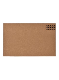 Buy Memo Board With Pins Cork For Office And Home To Gather Notes, Reminders, Pictures And Prints 52x33 cm in UAE