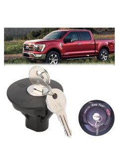 Buy Locking Gas Cap Lock Fuel Cap Replace 8U5Z-9C268-B Compatible With Ford F150 Edge Escape Expedition Explorer Focus Fusion Taurus in Saudi Arabia