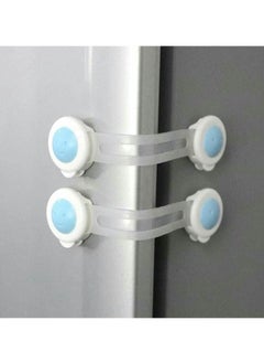 Buy 2 Pieces Freezer Safety Lock Baby Safety Lock Multi-Use in Egypt